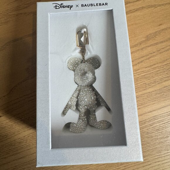 BAUBLEBAR Disney Mickey Mouse Stimulated Pearl Bag Charm NWT - Picture 5 of 10